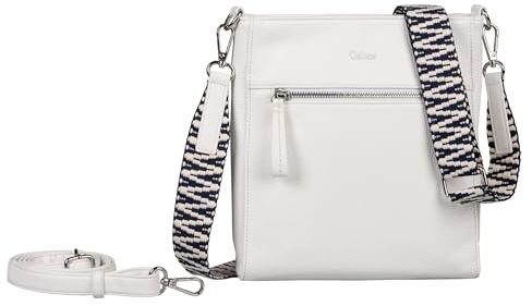 Gabor bags Silena Damen Umhängetasche Crossbody Bag Klein Weiß