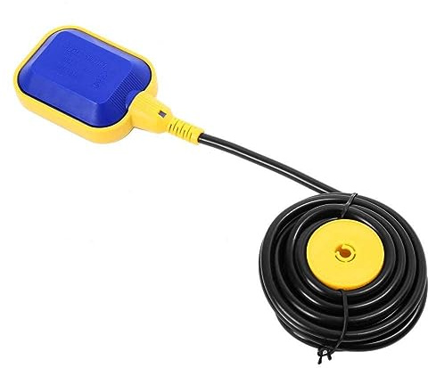 Interrupteur à Flotteur Automatique Jaune 240V 5M LiebeWH - Interrupteur à Flotteur de Câble pour Réservoir d'eau de Pompe de Puisard de Système Septique
