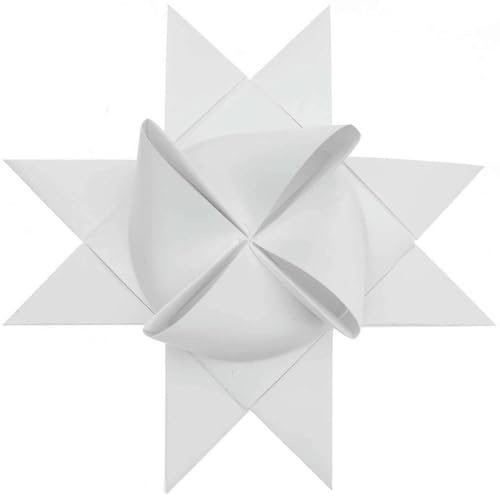 Rico Design Fröbelsterne XXL 5 Stk. Papierstreifen 4.5 cm x 135.0 cm aus Papier Weihnachten Sterne Basteln Winter Bastelmaterial