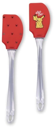 Pokémon Center Lot de 2 spatules de cuisine Pikachu pour tous les jours