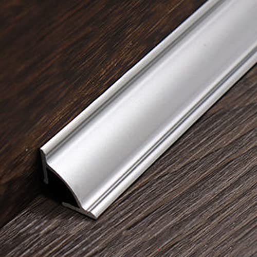Eckkabelabdeckung, 0,9 m Selbstklebender Drahtkabel-Managementkanal, Aluminium-Fußleisten-Kabelabdeckung, Wand-Eckkabel-Versteck (Farbe: Weiß, Größe: (B) 40 mm/1,6 Zoll (L) 0,9 m)