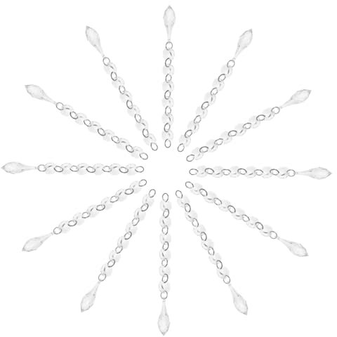 OSALADI 20stücke Kristall Bead Chain Pendants Für Schmuck Fenster Tür Und Hochzeitsdekoration Perlen Vielseitig Einsetzbar Für Kreative Bastelprojekte