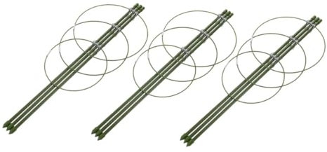 KONTONTY Pflanzenstützgestell Für Tomaten Gartenspalier Rankgitter Mit Einstellbarer Höhe Für Gartenpflanzen Unterstützung