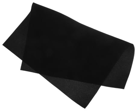 BELLIFFY Stk Staubfilterbaumwolle Computer-staubschutz Lüfter Staubgitter Computer-staubfilterschwamm Computer-schaum-mesh-gewebe Schaumfiltermaterial Lüfterfilter Black Polyurethan
