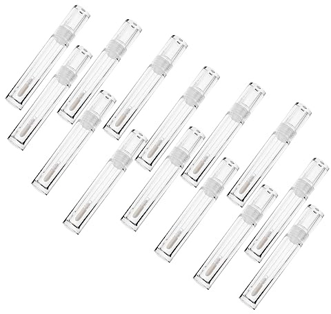 SHERCHPRY 20stücke Transparente Wiederverwendbare Lippenstiftbehälter Lippenbalsamflaschen Diy Lipgloss Tuben Aus Hochwertigem Material Leicht Und Auslaufsicher Für Reisen Und Selbermachen