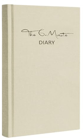 MUWINC 5-Minuten Tagebuch,Dankbarkeit,Wissenschaftlich Fundiertes Journal Buch Für Mehr Dankbarkeit, Selbstliebe, Achtsamkeit & Motivation(A5, Beige)