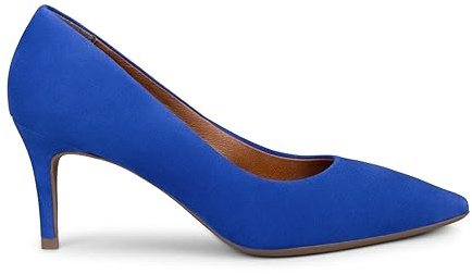 miMaO Stiletto, Zapatos cómodos de Tacon Fino Piel de Ante Azul ELÉCTRICO, EU 38