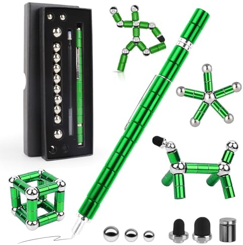 Magnetic Pen,Magnetic Fidget Pen,Magnetischer Kugelschreiber,Lustig Multifunktions Magnetstift Geschenk für Freunde Coole Gadgets für Männer,Frauen