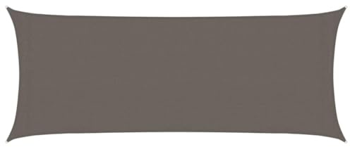Parasol d'extérieur - Protection solaire de terrasse - Voile d'ombrage - 160 g/m² - Anthracite - 2 x 5 m - En polyéthylène haute densité - Pour jardin, terrasse, arrière-cour, piscine, plage