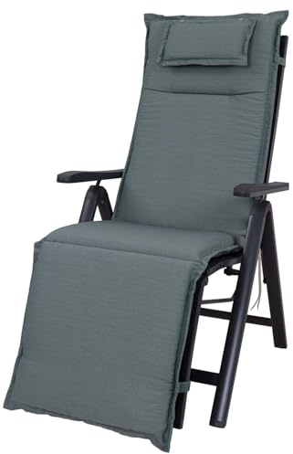 Auflage Relaxliege Toronto 50318-235 grün 170x52x6,5 cm Sun Garden