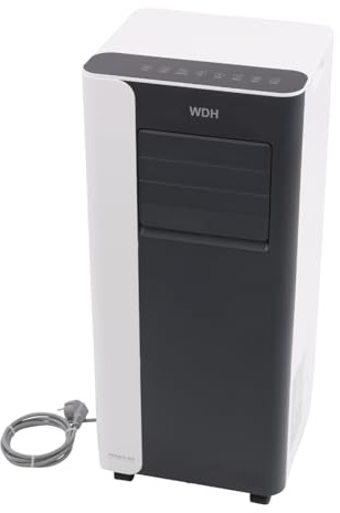 Aktobis WDH-AC016 Condizionatore portatile 3-in-1 con WLAN – Raffreddamento, deumidificazione e ventilazione | Per 12–18 m² | Silenzioso ed energeticamente efficiente (R290, Classe A), Antracite