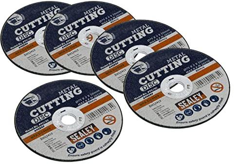Sealey PTC/3C5 Cutting Disc Ø75 x 2mm 10mm Bore Pack of 5