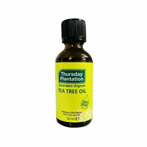 Thursday Plantation Tea Tree Pure Oil 50ml to Relieves minor cuts, burns, abrasions, pimples, bites and stings (1 PCS)