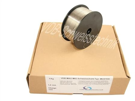 Schweißdraht MAG Edelstahl 1.4576-0,8 mm Spule - D100-4576 V4A - 1,0 Kg