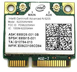 TRP Wi-Fi-kort HP EliteBook 8470p 695915–001 Intel 6205 62205 anhmw Wi-Fi-kort, original