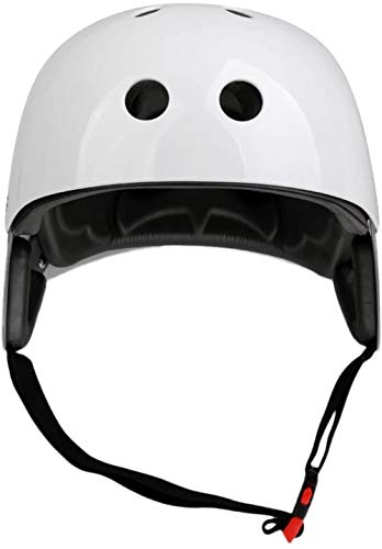 SGerste Wassersport-Sicherheitshelm für Kajakfahren, Kitesurfen, Windsurfen, Segeln, Skaten (57–62 cm) (weiß)