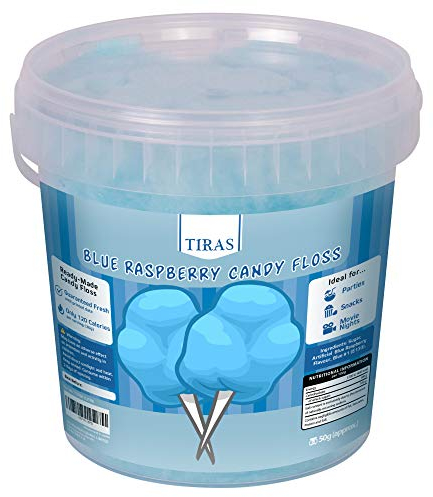 TIRAS Blue Raspberry Candy Floss - Cotton Candy 50g