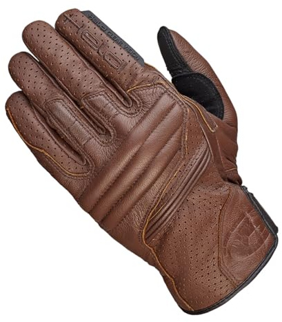 Held Rodney 2 Motorrad Handschuhe, braun, 10 | Stretch-Einsätze