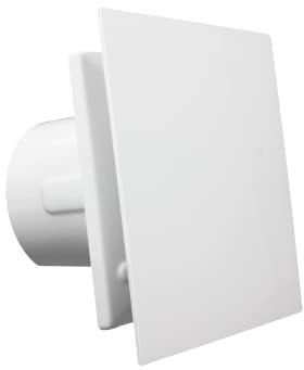 VENTS NAZAIR 100mm Bathroom Fan with Humidity Sensor | Quiet Automatic Moisture Control For Wall Or Ceiling Installation In Showers, Toilets And Damp Areas.
