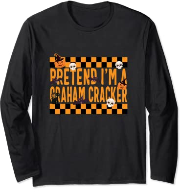 Pretend I'm A Graham Knallbonbon-Kostüm, lustiges Halloween-Kostüm Langarmshirt