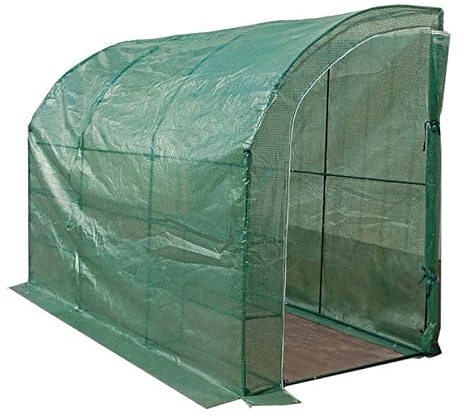 YSUEFIJO Serra da Giardino Grande, Serra da Balcone Invernale, Serra da Parete per Piante e Fiori, Struttura per Serra da Orto, Facile da Montare, per Piante da Giardinaggio Portatile (Green)