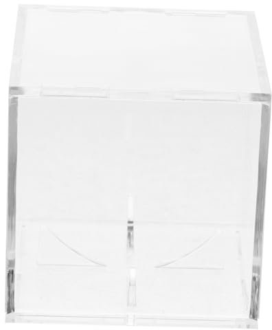 BESPORTBLE Displayhalter Klare Vitrine Baseballbälle Baseball Durchsichtiger Halter Quadratischer Ständer Basketball-trophäe Baseballkoffer-Display Regal Rugby Verpackungsmaterial Tennis