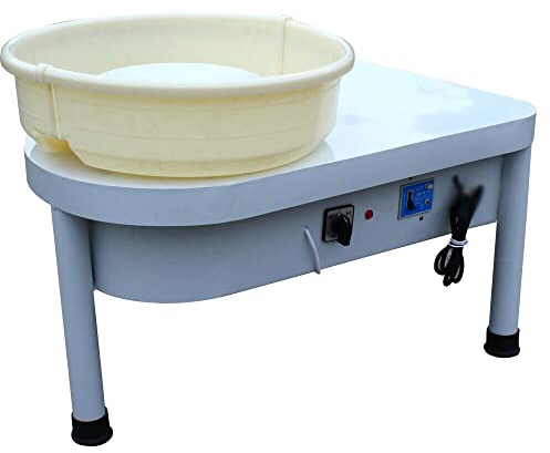 YyanLAK 25CM Elektrische Töpferscheibe, Keramik Maschine DIY Töpfer Lehm Form Handwerk 250W Töpferscheibe Maschine für die Verarbeitung von Keramischen Wurf und Formgebung
