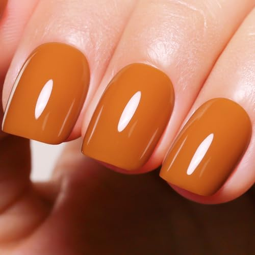 Ozzeal Orange Kürbis Orange UV Nagellack 15ML Soak Off Led Halloween Herbst Winter Gel Nail Polish Starter Maniküre Salon DIY Gel Nagellack Zu Hause Für Frauen