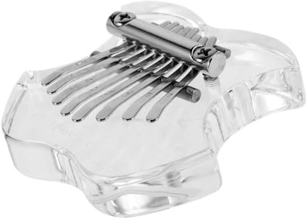 Kalimba 8 Schlüssel Acryl Daumen Klavier Notizen Tasche Elektronische Kalimba Mini Transparent Finger