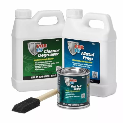 Motorcycle & Bike Fuel Tank Sealer Repair Kit 236ml | Anti-Rust & Leak-Resistant Coating for Tanks | Corrosion Protection, Durable & Easy to Apply