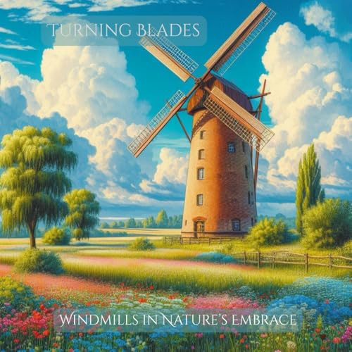 Turning Blades: Windmills in Nature’s Embrace