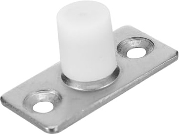HAMPPLIES Nylon Führungsrad für Schiebebarn und Terrassentüren Weiß Einfache Montage und Lagerung Langlebiger Nylon Rollenblock für Schiebetürführung Unten