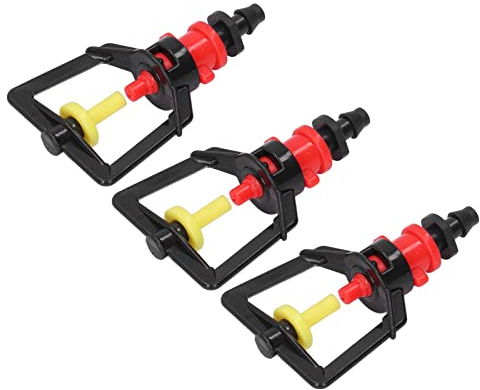 KIMISS Kit de Aspersores de Riego por Goteo para Accesorios de Césped y Jardín, 30 Juegos de Accesorios de Conector de Boquilla de Plástico Que Ahorran Agua