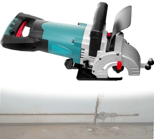 YXYLJOZ Máquina eléctrica para ranurar, Cortar y Hacer Cortes en ladrillo, Granito, mármol y hormigón: Ideal para contratistas Profesionales y Aficionados al Bricolaje.