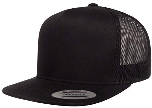 Flexfit Herren # Flach, schwarz, Einheitsgröße