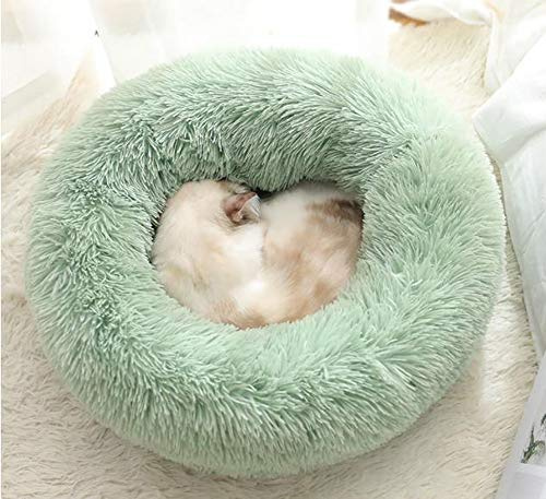Warme Plüsch Hundebett,Katzenbett,Kuschelkissen für Hunde und Katzen, weich,waschbar,Hundekissen Haustierbett für Katzen und kleine bis mittelgroße Hunde