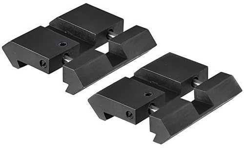 ACEXIER 2 st/parti militär svanssvans till Weaver Picatinny 11 mm till 22 mm aluminiumadapter .22 kalk gevär pistol monteringsbas tryckskena adapter