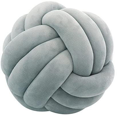 JINGLING Cojín nudo, cojín nudo, cojín para sofá, nudo, nudo, hecho a mano, cojín decorativo para el pelo bebé, cojín para dormitorio, sofá, coche, oficina, sala juegos