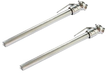 GIONAR 2er Set Edelstahl Reifendruckmesser Stift | Tragbare Reifendruckprüfer für Autos und Wohnwagen | Genaues Mini-Manometer luftdruckprüfer für Fahrräder und Geländewagen