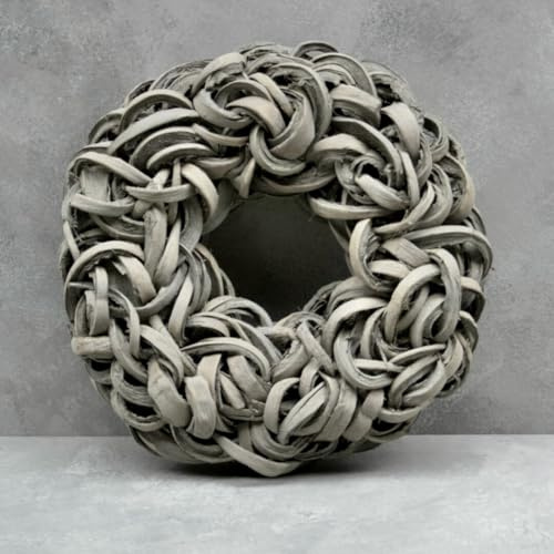 COURONNE CO. Kranz Deko Kokos Grau 40 cm