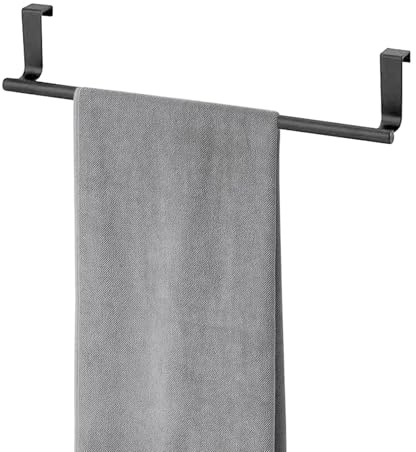 Portasciugamani Sopra La Porta - Barra Portasciugamani Per Porta Armadio, Portasciugamani Per Il Bagno | Barra Portasciugamani Multifunzione Sopra La Porta, Portasciugamani Facile Da Installare Sopra