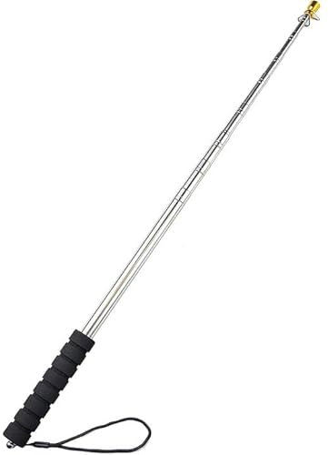 2,5 metri Asta Bandiera Telescopica, Asta Portatile, Asta Telescopica all'Aperto, per il campeggio viaggi escursioni concorsi insegnanti guide turistiche