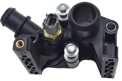Termostato auto Alloggiamento termostato e flangia del liquido di raffreddamento dell'acqua/Adatto for Ford Fiesta B-Max C-Max Focus Fusion Mondeo 1.4 1.6 P7M5G8K556AC 2S6G9K478BD Termostato Refrige