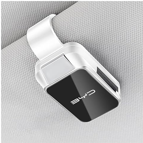 ZCNDGHMQ Car Sunglass Holder for Byd Atto 3 /dolphin /e6 /seal/song Plus/tang/yuan,Sun Visor Glasses Clip Ticket Card Clip Sun Glasses Retainer Fashion Accessories