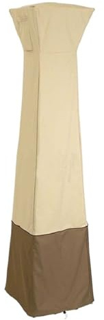 Cubierta Calentador Patio Funda impermeable 210D for calentador de patio, resistente al polvo y a los rayos UV, for muebles de jardín.(Light yellow,106X228CM)