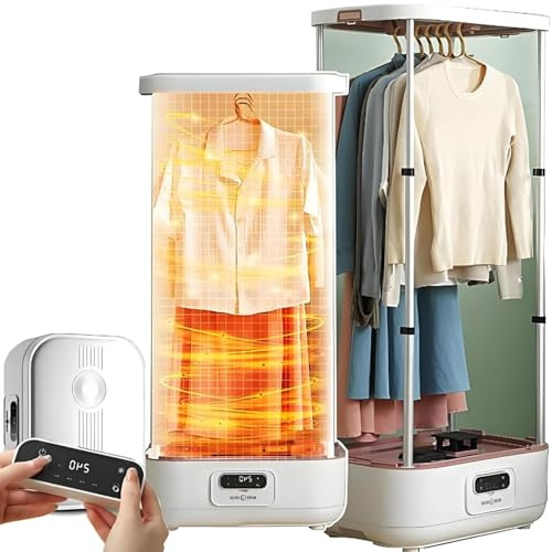 New 900W Hanging Garment Steamer for Fast Drying Collapsible Cordless Vertical Steam Iron with LED Remote Control