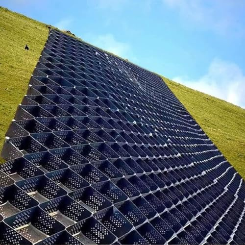 Rejilla de 2 pulgadas para calzadas, panal expandible con agujeros de dispersión de agua de lluvia, ideal para estacionamiento de camiones ligeros, disponible en tamaños de 1 a 10 m, estabilizador de