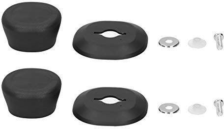 Mtlavishness 2st Grytlock Knoppar Byte av Pannlock Hållande Handtag Med Skruv Kökskärl Tillbehör Högtemperaturbeständig Slitstark fenolplastdesign För Vattenkokare Stekpanna Sau