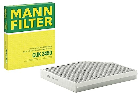 MANN-FILTER CUK 2450 Cabin Air Filter - Pollen Filter with Activated Carbon - for Cars + Transporters