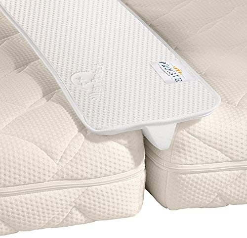 PROCAVE Doppelbettbrücke mit Silver Protect-Bezug 25 x 200 cm, EIN Matratzen Ritzenfüller verbindet Zwei Matratzen zu Einer großen Liege-Fläche, komfortable für erholsamen Schlaf Made in Germany